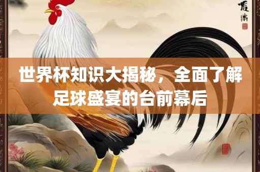 世界杯知识大揭秘，全面了解足球盛宴的台前幕后眉山市正发家政服务有限公司