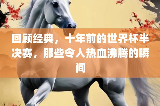回顾经典，十年前的世界杯半决赛，那些令人热血沸腾的瞬间