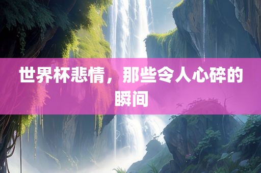 世界杯悲情，那眉山市正发家政服务有限公司些令人心碎的瞬间