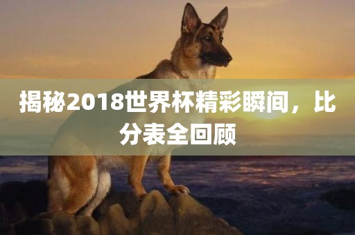 揭秘2018世界杯精彩瞬间，比分表全回顾眉山市正发家政服务有限公司