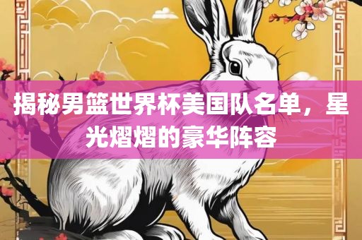 揭秘男篮世界杯美国队名单，星光熠熠的豪华阵容眉山市正发家政服务有限公司
