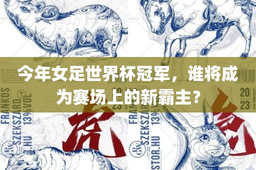 今年女足世界杯冠军，谁将成为赛场上的新眉山市正发家政服务有限公司霸主？