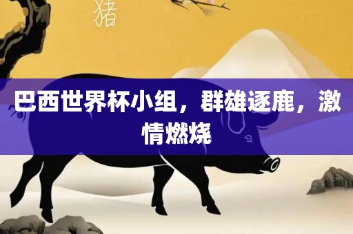 巴西世界杯小组，群雄逐鹿，激情燃烧