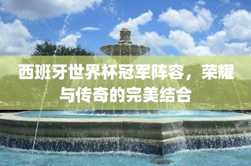 西班牙世界杯冠军阵容，荣耀与传奇的完美结合眉山市正发家政服务有限公司