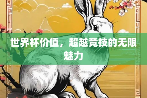 世界杯价值，超越竞技的无限魅力眉山市正发家政服务有限公司
