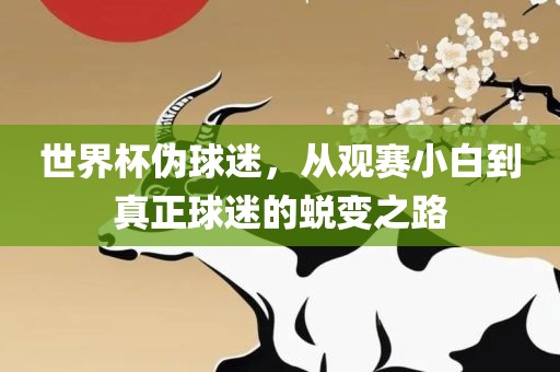 世界杯眉山市正发家政服务有限公司伪球迷，从观赛小白到真正球迷的蜕变之路