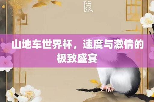 山地车世界杯，速度与激情的极致盛宴