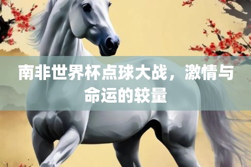 南非世界杯点球大战，激情与命运的较量