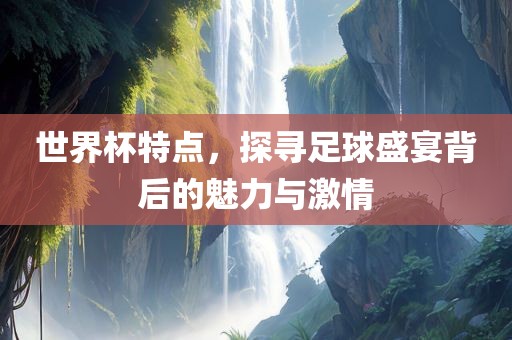 世界杯特点，探寻足球盛宴背后的魅力与激情