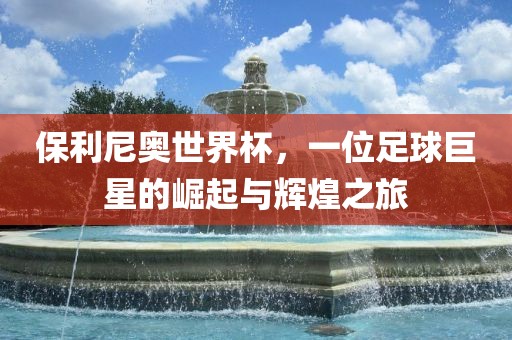 保利尼奥世界杯，一位足球巨星的崛起与辉煌之旅眉山市正发家政服务有限公司