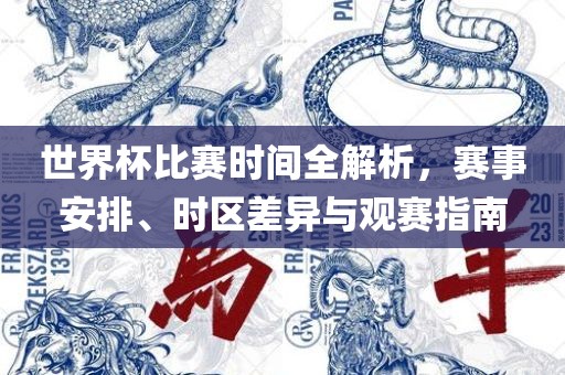 世界杯比赛时间全解析，赛事安排、时区差异与观赛指南