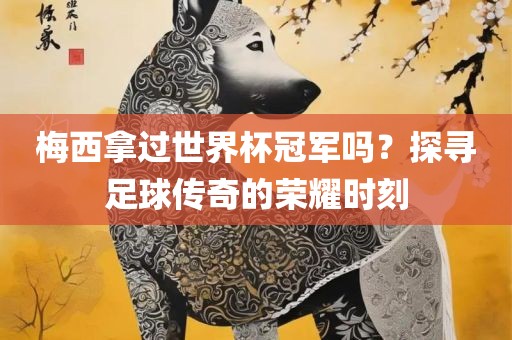 梅西拿过世界杯冠军吗？探寻足球传奇的荣耀时刻