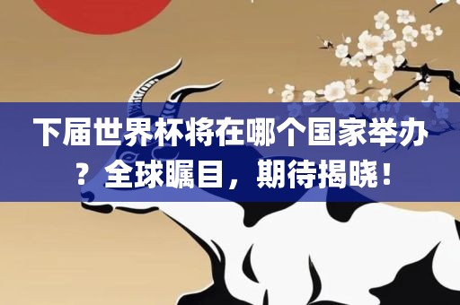 下届世界杯将在哪个国家举办？全球瞩目，期待揭晓！