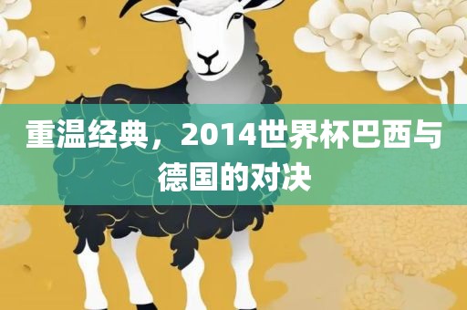 重温经典，2014世界杯巴西与德国的对决眉山市正发家政服务有限公司