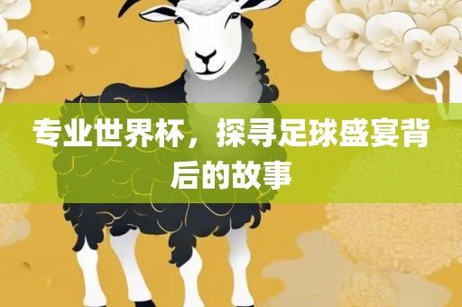 专业世界杯，探寻足球盛宴背后的故事眉山市正发家政服务有限公司