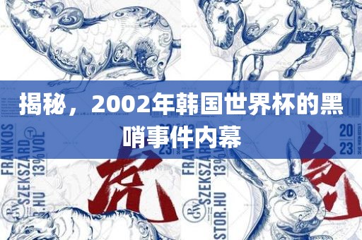 揭秘，2002年韩国世界杯的黑哨事件内幕