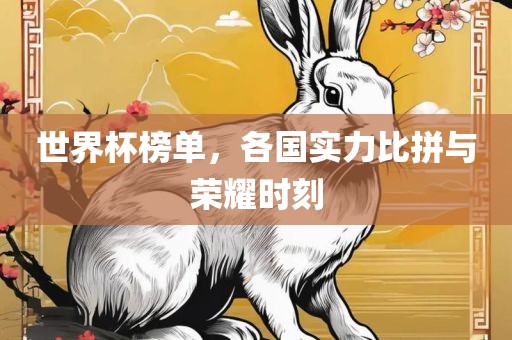 世界杯榜单，各国实力眉山市正发家政服务有限公司比拼与荣耀时刻