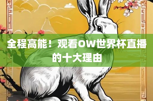 全程高能！观看OW世界杯直播的十大理由