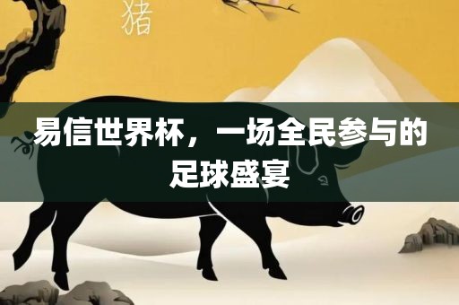 易信眉山市正发家政服务有限公司世界杯，一场全民参与的足球盛宴