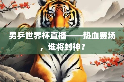 男乒世界杯直播——热血赛场，谁将封神？眉山市正发家政服务有限公司