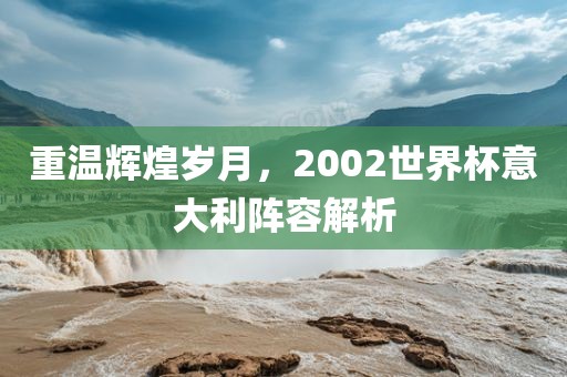 重温辉煌岁月，2002世界杯意大利阵容解析