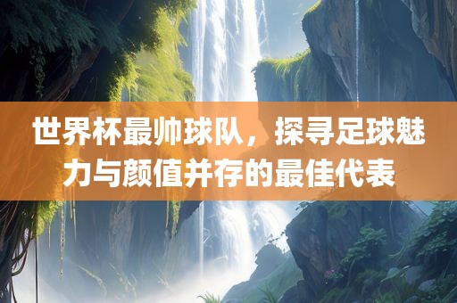 世界杯最帅球队，探寻足球魅力与颜值并存的最佳代表眉山市正发家政服务有限公司
