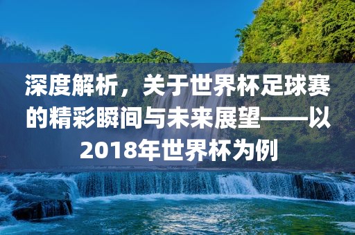 深度解析，关于世界杯足球赛的精彩瞬间与未来展望——以2018年世界杯为例眉山市正发家政服务有限公司