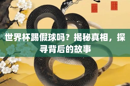 世界杯踢假球吗？揭秘真相，探寻背后的故事