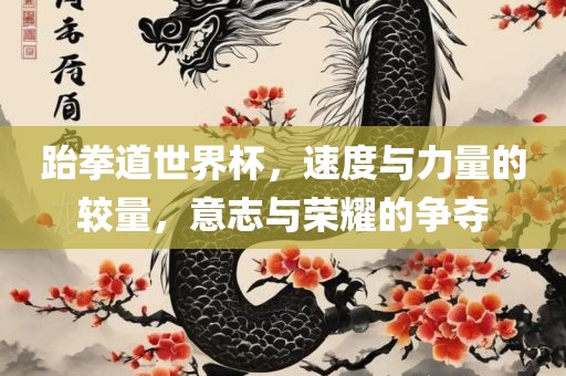 跆拳道世界杯，速度与力量的较量，意志与荣耀的争夺