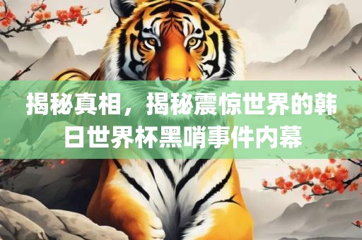 揭秘真相，揭秘震惊世界的韩日世界杯黑哨事件内幕