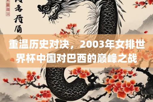 重温历史对决，2003年女排世界杯中国对巴西的巅峰之战