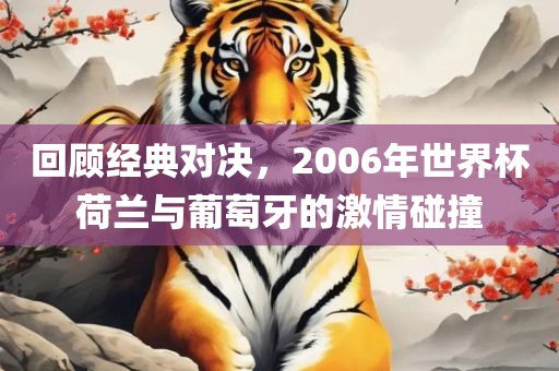 回顾经典对决，2006年世界杯荷兰眉山市正发家政服务有限公司与葡萄牙的激情碰撞