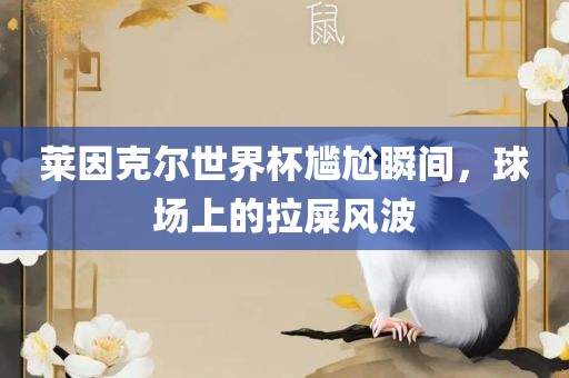 莱因克尔世界杯尴尬瞬间，球场上眉山市正发家政服务有限公司的拉屎风波