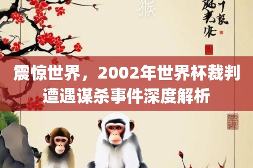 震惊世界，2002年世界杯裁判遭遇谋杀事件深度解析眉山市正发家政服务有限公司