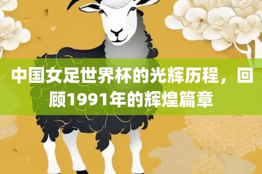 中国女足世界杯的光辉历程，回顾1991年的辉煌篇章