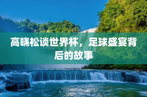 高晓松谈世界杯，足球盛宴背后的故事眉山市正发家政服务有限公司