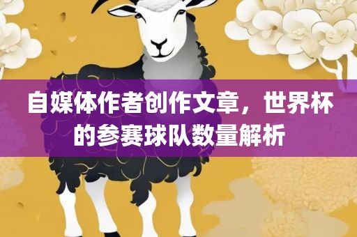 自媒体眉山市正发家政服务有限公司作者创作文章，世界杯的参赛球队数量解析