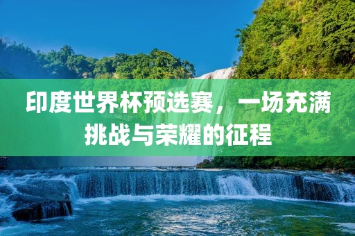 印度世界杯预选赛，一场充满挑战与荣耀的征程