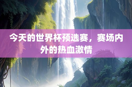 今天的世界杯预选赛，赛场内外的热血激眉山市正发家政服务有限公司情