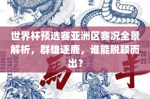 世界杯预选赛亚洲区赛况全景解析，群雄逐鹿，谁能脱颖而出？