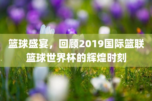 篮球盛宴，回顾2019国际篮联篮球世界杯的辉煌时刻