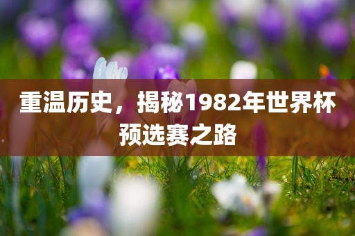 重温历史，揭秘1982年世界杯预选赛之路