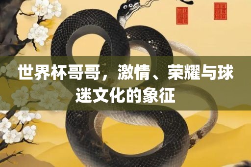 世界杯哥哥，激情、荣耀与球迷文化的象征