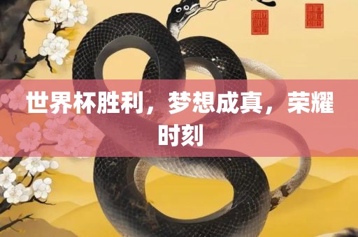 世界杯胜利，梦想成真，荣耀时刻