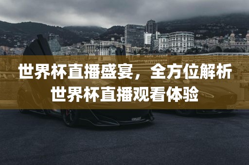 世界杯直播盛宴，全方位解析世界杯直播观看体验眉山市正发家政服务有限公司