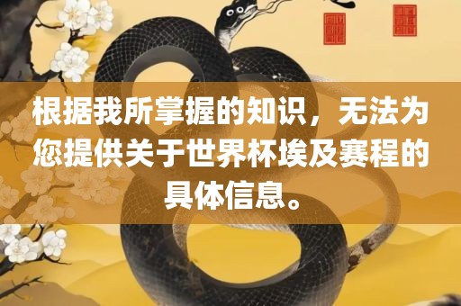 根据我所掌握的知识，无法为您提供关于世界杯埃及赛程的具体信息。眉山市正发家政服务有限公司
