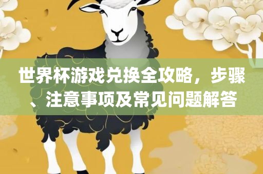 世界杯游戏兑换全攻略，步骤、注意事项及常见问题解答眉山市正发家政服务有限公司