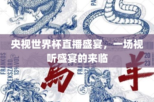 央视世界杯直播盛宴，一场视听盛宴的来临眉山市正发家政服务有限公司
