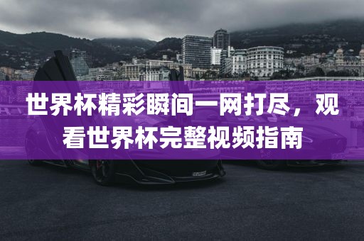 世界杯精彩瞬间一网打尽，观看世界杯完整视频指南