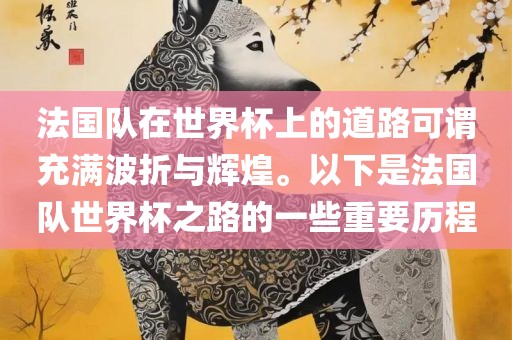 法国队在世界杯上的道路可谓充满波折与辉煌。以下是法国队世界杯之路的一些重要历程